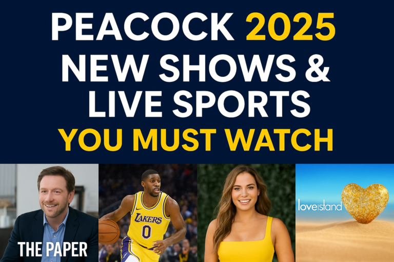 Peacock 2025: Top New Shows, Live Sports & Exclusive Originals You Must Watch
